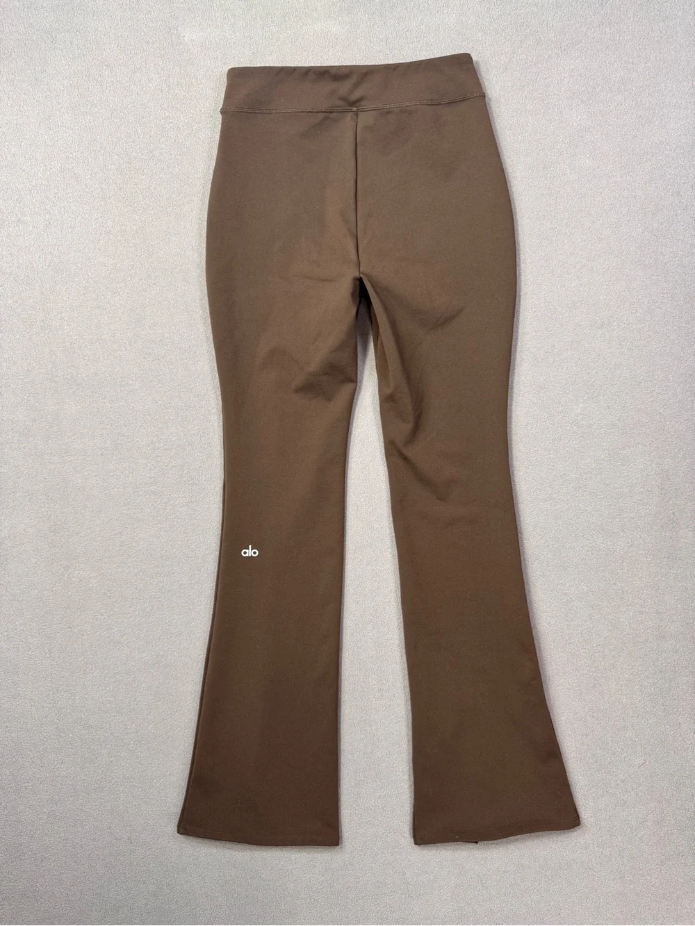 ALO Yoga Airbrush High Waist Flare Flutter Leggings with Front Slits, Size Small